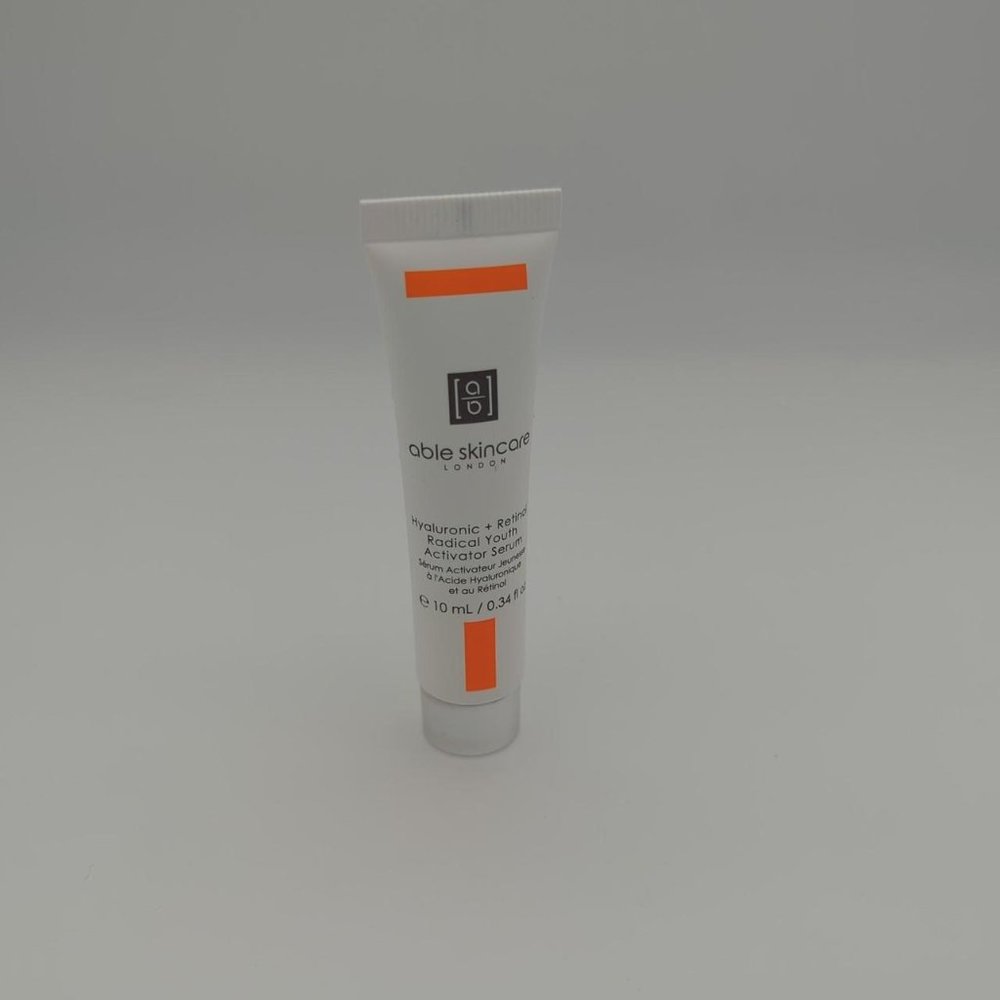 Hyaluronic+retinol radical youth activator serum by Able Skincare London